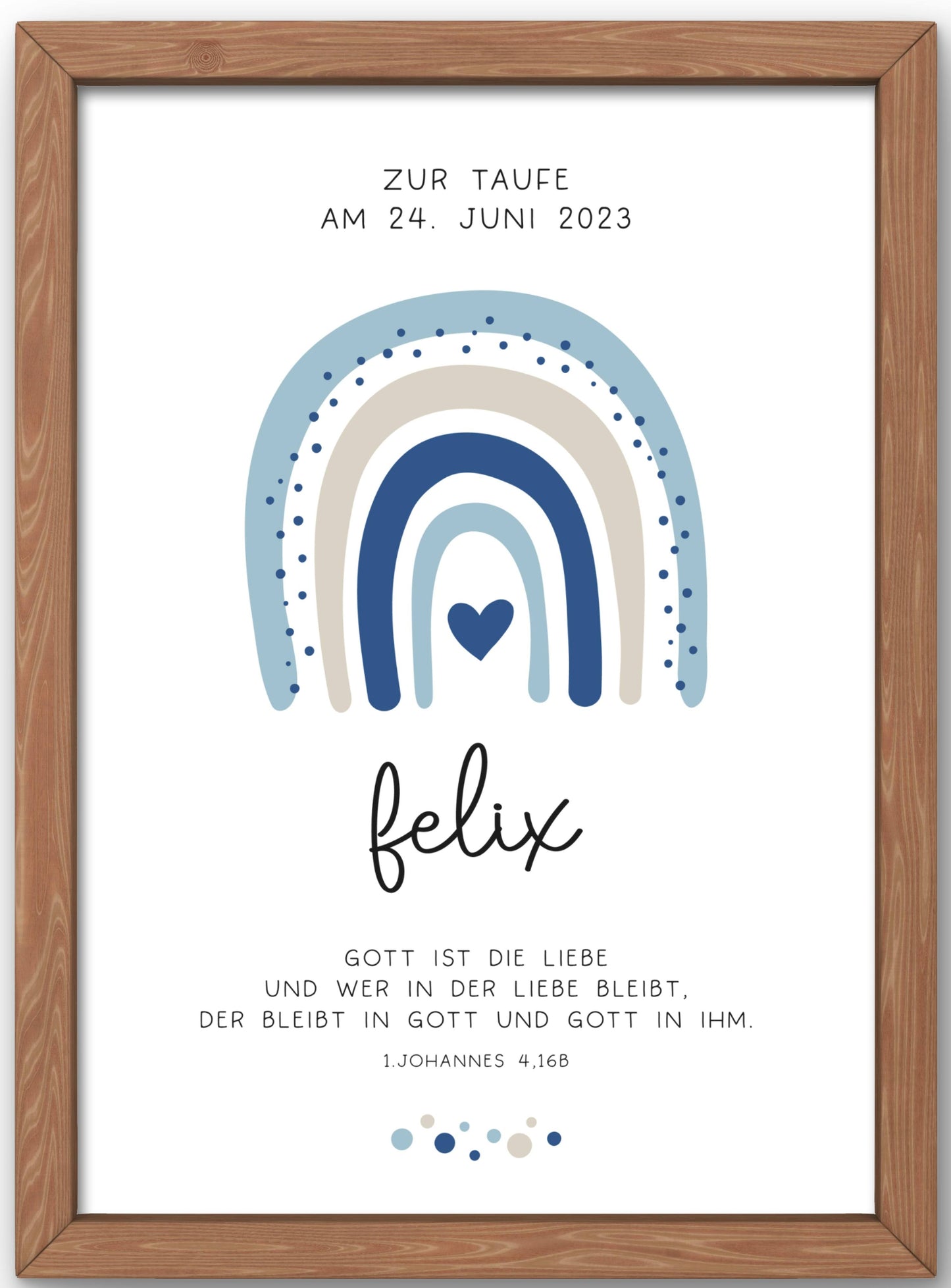 Taufgeschenk Taufe Poster personalisiert Patenkind Regenbogen Junge mit Namen- Geschenke Taufpate Patengeschenk Patenonkel Patentante Spruch  kleinebuchstaben Digitaler Download