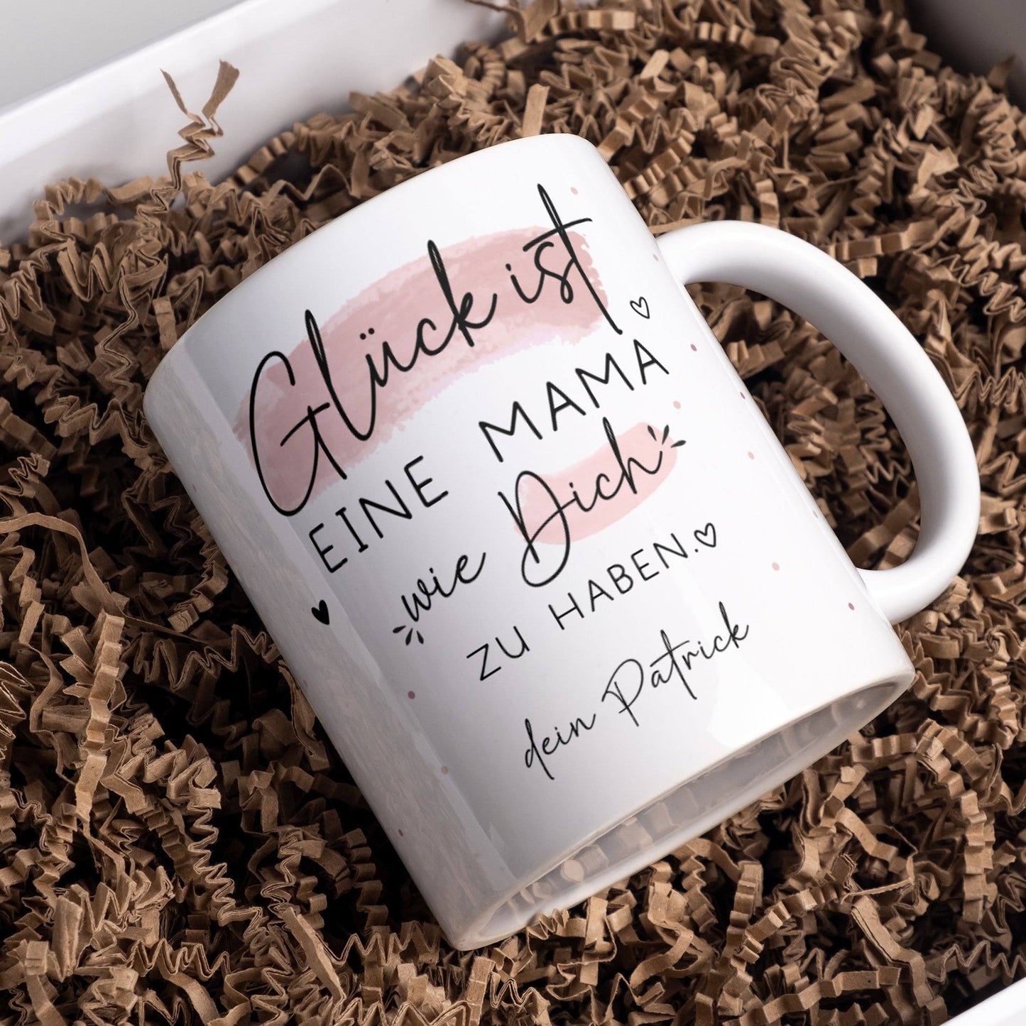 Personalisierte Tasse Mama Muttertag – Geschenk zum Muttertag, Geburtstag, Ostern, oder Weihnachten - mit Wunschnamen, Tasse mit Namen, Name kleinebuchstaben