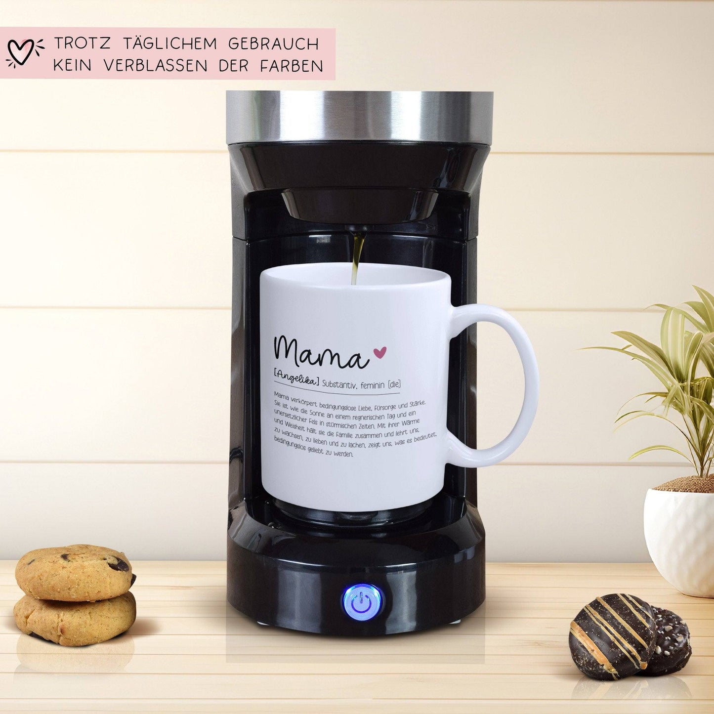 Tasse MAMA | Mutter | Definition | Muttertag | Geschenk | Spruch | Kaffeetasse | Geburtstag | Dankeschön | Duden | Bedanken | Wörterbuch kleinebuchstaben