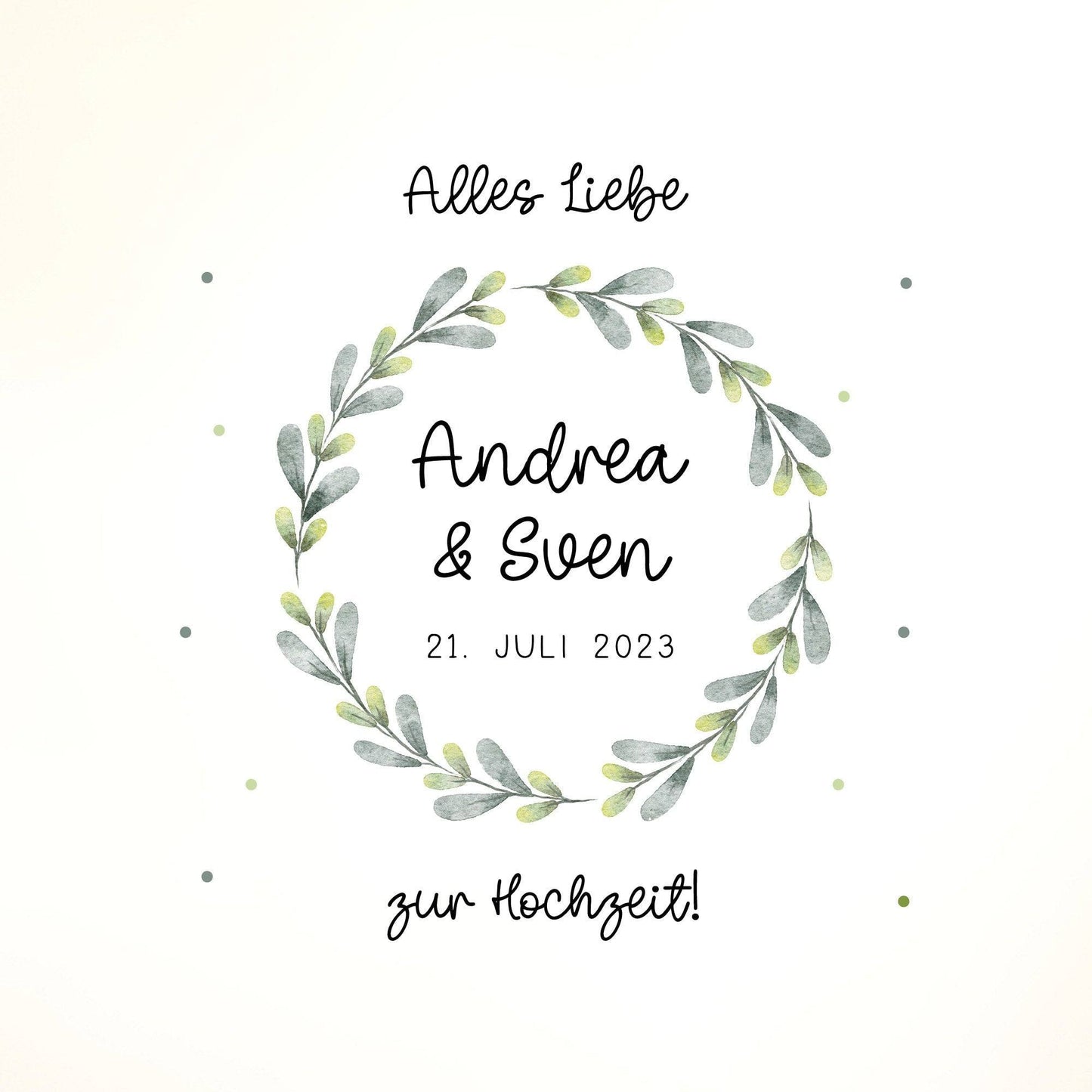 Spardose Hochzeit personalisiert Datum & Name Brautpaar Bräutigam Braut Geldgeschenk Sparschwein Hochzeitsgeschenk Geld - Holz Blumenkranz kleinebuchstaben