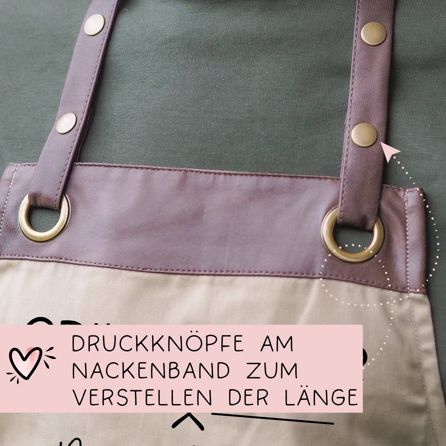 Grillschürze Grillmeister personalisiert für Männer mit Kunstleder Applikation zum 60. Geburtstag -Baumwollschürze, Küchenschürze, Geschenk kleinebuchstaben