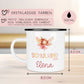 Ballerina Kindertasse Schulanfang  Schulkind 2024 Fee Name Emaille Tasse Kind Kindergeschirr personalisiert Kinder Geschenk  kleinebuchstaben   