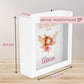 Ballerina Schulkind 2024 Spardose mit Wunschname Fee Name Kind personalisiert Kinder Geschenk Geburtstagsgeschenk Einschulung  kleinebuchstaben   