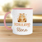 Bär Kindertasse Schulkind 2024 Name Kakao Tasse Kind Kindergeschirr personalisiert Kinder Geschenk Geburtstagsgeschenk  kleinebuchstaben   