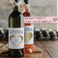 Gutschein Weinflaschen-Etikett | Personalisiertes Wein Flaschen Etikett | Rubbellos Weinetikett Weihnachten Geburtstag Geschenk Freundin  kleinebuchstaben Erlebnisse - Gold  