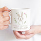 Ostergeschenk personalisiert Tasse mit Namen "Frohe Ostern" Hase Ostergeschenk für Kinder Männer Frauen Geschenkidee zu Ostern. Geschenk  kleinebuchstaben   