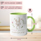 Personalisierte "Frohe Ostern" Tasse mit Hasenmotiv - perfektes Geschenk für Kinder, Männer & Frauen zu Ostern!  kleinebuchstaben   