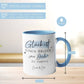 Personalisierte Tasse Bruder Name mit Spruch "Glück ist einen Bruder wie dich zu haben" zum Geburtstag, Geschenk, Ostern, Weihnachtsgeschenk,Wunschnamen  kleinebuchstaben   