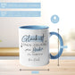 Personalisierte Tasse mit Spruch "Glück ist einen Cousin wie dich zu haben" zum Geburtstag, Geschenk, Ostern, Weihnachtsgeschenk,Wunschnamen  kleinebuchstaben   