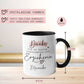Personalisierte Tasse " Danke für die schöne Kindergarten-Zeit" Geschenke Namen Kinder. Geschenk für Erzieher und Erzieherin mit Herz  kleinebuchstaben   