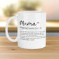 Tasse MAMA | Mutter | Definition | Muttertag | Geschenk | Spruch | Kaffeetasse | Geburtstag | Dankeschön | Duden | Bedanken | Wörterbuch  kleinebuchstaben   