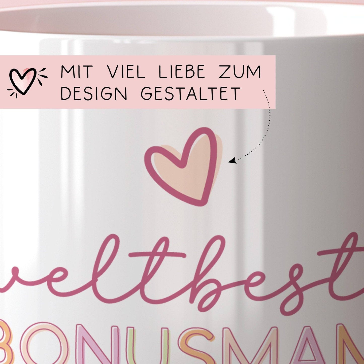 Weltbeste Bonusmama Tasse - Bonus Mama - Geschenk personalisiert -  für Mama, Bonus-Mama, Oma zum Geburtstag - Muttertag - Weihnachten  kleinebuchstaben   