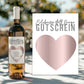 Weinflaschen-Etikett  | Erlebnisse statt Dinge Gutschein | Personalisiertes Wein Flaschen Etikett | Rubbellos Weinetikett Weihnachten  kleinebuchstaben   