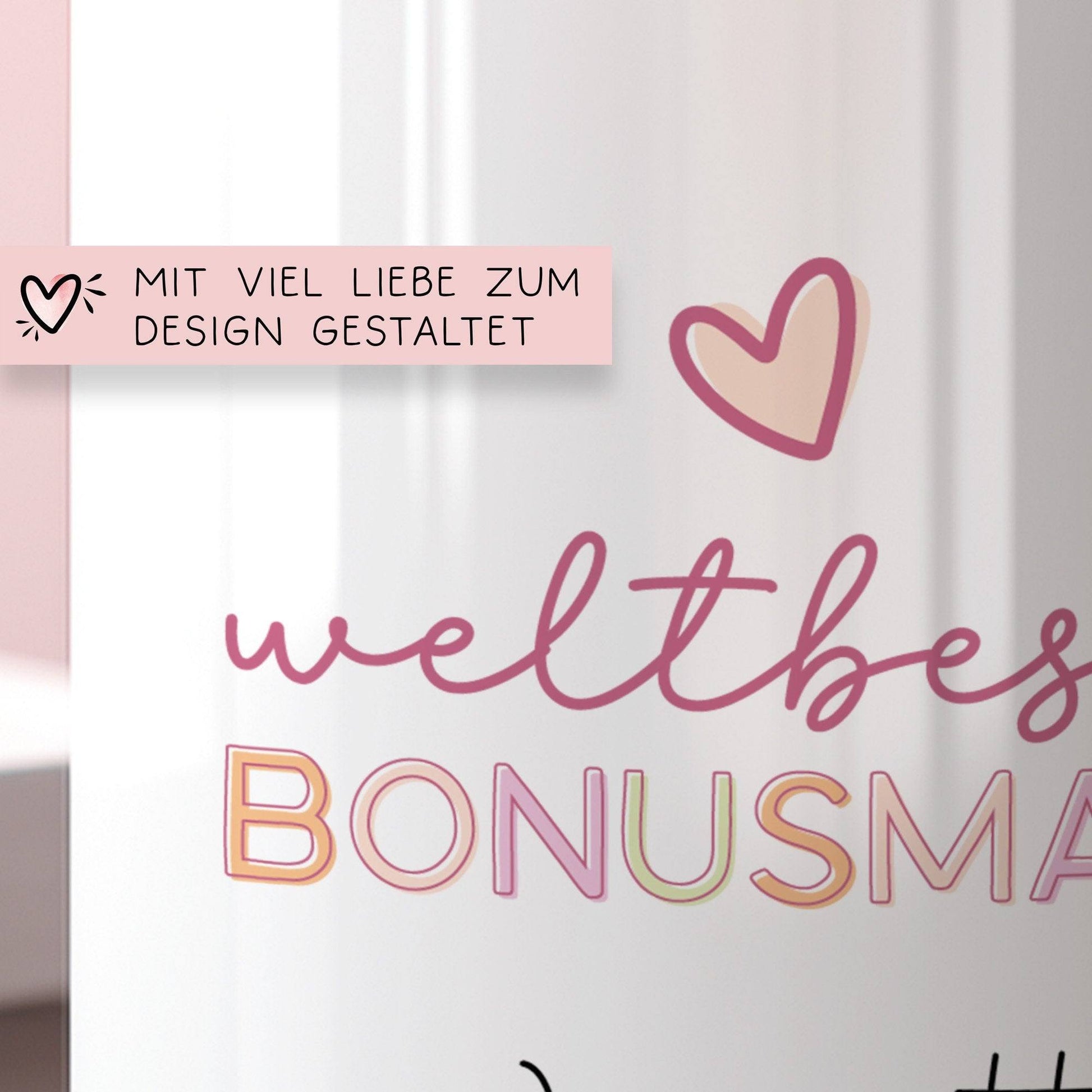 Weltbeste Bonus Mama Tasse - Bonusmama - Geschenk personalisiert -  für Mama, Bonus-Mama, Oma zum Geburtstag - Muttertag - Weihnachten  kleinebuchstaben   