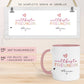 Weltbeste Freundin Tasse mit Namen - Geschenk personalisiert -  für die beste Freundin BFF zum Geburtstag - Weihnachten - Freundschaft  kleinebuchstaben   