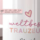 Weltbeste Trauzeugin Tasse mit Namen - Geschenk personalisiert Geschenk Trauzeugin Brautjungfer zum Geburtstag, Ostern, Weihnachten  kleinebuchstaben   