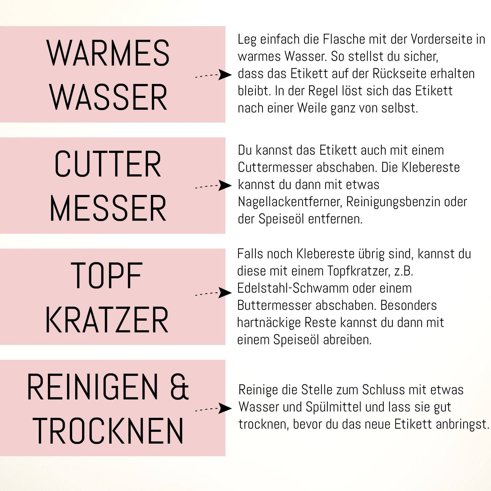 Gutschein "von Herzen" Weinflaschen-Etikett | Personalisiertes Wein Flaschen Etikett | Rubbellos Weinetikett Weihnachten - Rosa  kleinebuchstaben   