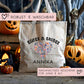 Halloween Stofftasche Personalisiert - Süßes oder Saures - Jutebeutel - Jutetasche - Tragetasche für Kinder für Süßigkeiten - Tasche Beutel  kleinebuchstaben   