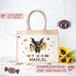 Halloween Tasche mit Wunschname | Beutel mit Fledermaus und Name | Happy Halloween | Tragetasche für Kinder für Süßigkeiten an Halloween  kleinebuchstaben   