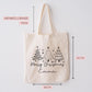 Personalisierte Stofftasche Weihnachten - Merry Christmas - Geschenktasche - Geschenk - Beutel - Wunschname - Einkaufstasche - Nikolaus  kleinebuchstaben   