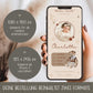 Personalisierte Digitale Geburtsanzeige Baby Neugeborenes Willkommen - Babykarte Whatsapp - Canva-Vorlage - Junge - Mädchen - Whatsapp Ecard kleinebuchstaben