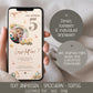 Digitale Einladung Kindergeburtstag 1 2 3 4, personalisierbare E-Card WhatsApp, Einladung Foto Mädchen, Junge, Geburtstagseinladung Vorlage kleinebuchstaben