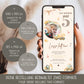 Digitale Einladung Kindergeburtstag 1 2 3 4, personalisierbare E-Card WhatsApp, Einladung Foto Mädchen, Junge, Geburtstagseinladung Vorlage kleinebuchstaben