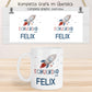 Personalisierte Tassenvorlage Schulkind 2025 Rakete - Junge & Mädchen - Einschulung - Sublimation - PNG - Geschenk - Tasse - Name - Canva kleinebuchstaben