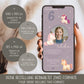 Digitale Einladung Kindergeburtstag Einhorn personalisierbare E-Card WhatsApp Mädchen Foto Canva Vorlage 1 2 3 4 5 6 7 Jahre kleinebuchstaben