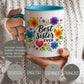 Tassenvorlage 10 oz - 11 oz - 12 oz - 15 oz - Best Sister Ever - Tassenvorlage - Sublimation - PNG - Geschenk - Tasse - Name - Canva kleinebuchstaben