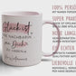 Handgefertigte Personalisierte Tasse – Glück ist eine NACHBARIN wie dich zu haben - Geschenk zum, Geburtstag, Ostern, Weihnachten mit Name kleinebuchstaben