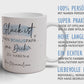 Personalisierte Tasse zum Vatertag mit Spruch "Glück ist einen Papa wie dich zu haben" Geburtstag, Geschenk, Ostern, oder Weihnachtsgeschenk