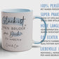 Personalisierte Tasse Bruder Name mit Spruch "Glück ist einen Bruder wie dich zu haben" zum Geburtstag, Geschenk, Ostern, Weihnachtsgeschenk,Wunschnamen