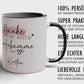 Personalisierte Tasse Hebamme mit Herz - Danke für Alles! Geschenkidee mit Wunschtext - Geschenk - Hebamme Dankeschön - Schwangerschaft