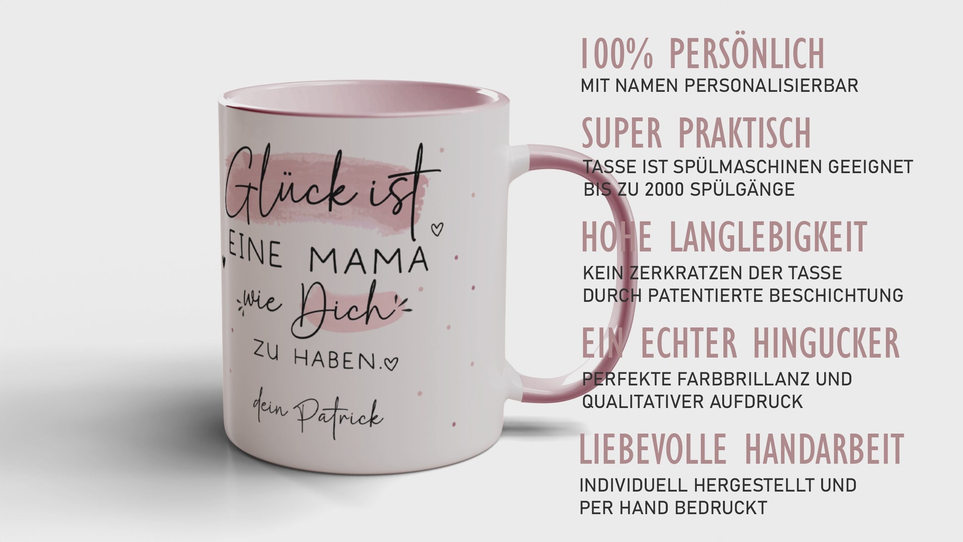 Personalisierte Tasse Muttertag