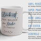 Personalisierte Tasse Bruder Name mit Spruch "Glück ist einen Bruder wie dich zu haben" zum Geburtstag, Geschenk, Ostern, Weihnachtsgeschenk,Wunschnamen